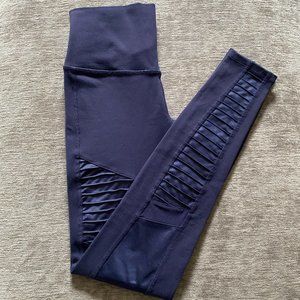 Alo Performance moto leggings (Blue) Size XS